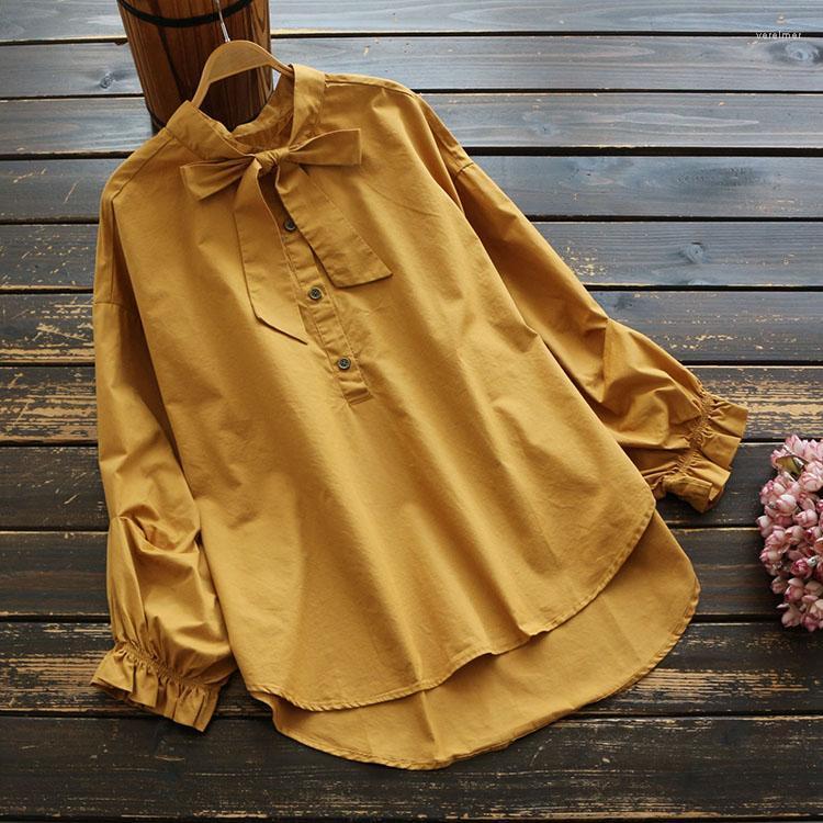 Women's Blouses & Shirts Autumn Women Literary Casual Shirt Mori Girl Solid Color Lantern Long Sleeve Cotton Loose Pullover Tops BlouseWomen, White
Women's Blouses & Shirts Autumn Women Literary Casual Shirt Mori Girl Solid Color Lantern Long Sleeve Cotton Loose Pullover Tops BlouseWomen, White