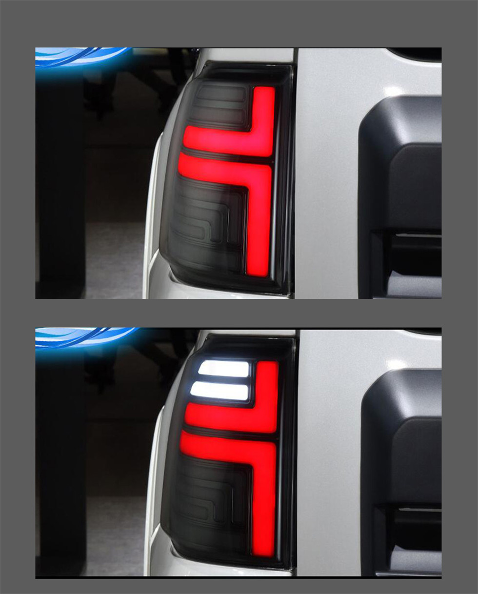 Car Tail Lights For Pajero V93 V97 LED Tail Light 2006-20 Mitsubishi DRL Rear Fog Brake Turn Signal Lamp Auto Accessories