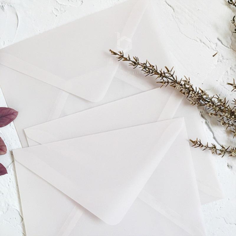 Gift Wrap Customized Envelopes Wedding Invitation Party Translucent Sulfuric Acid Paper Envelope Sets Creative Designs 14 X 19CM
Gift Wrap Customized Envelopes Wedding Invitation Party Translucent Sulfuric Acid Paper Envelope Sets Creative Designs 14 X 19CM