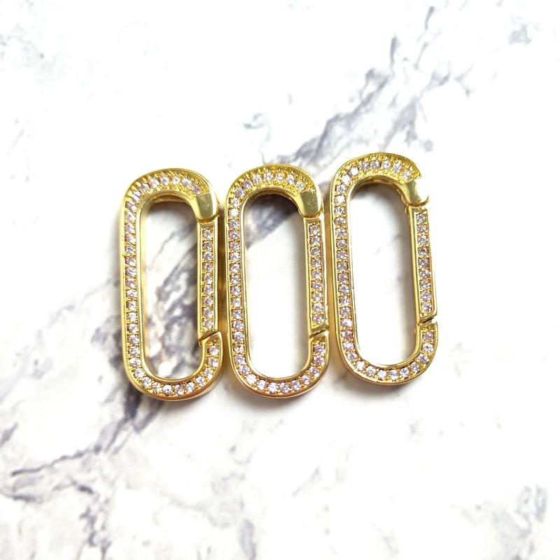 Pendant Necklaces 5pcs Gold Color Oval Shape Screw Clasp Lock Micro CZ Pave Shiny Bling Design DIY For Charms Men Women Fashion Pendent Neck
Pendant Necklaces 5pcs Gold Color Oval Shape Screw Clasp Lock Micro CZ Pave Shiny Bling Design DIY For Charms Men Women Fashion Pendent Neck