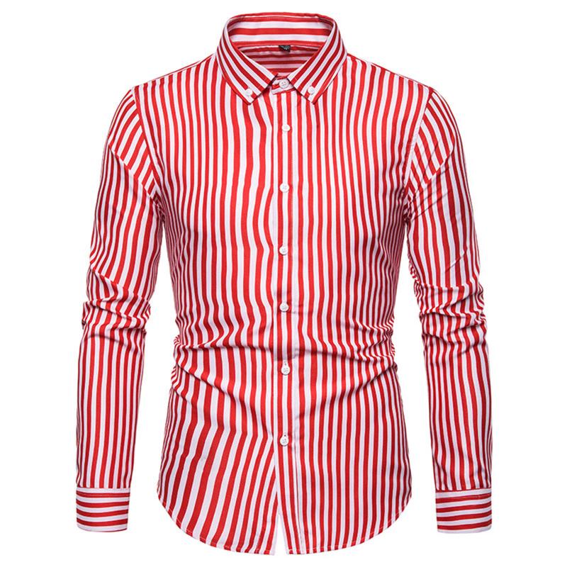 Men's Casual Shirts Tropical Men Men's Striped Long Sleeved Single-breasted Turn-down Collar Shirt Workout 4 7Men's, Blue
Men's Casual Shirts Tropical Men Men's Striped Long Sleeved Single-breasted Turn-down Collar Shirt Workout 4 7Men's, Blue