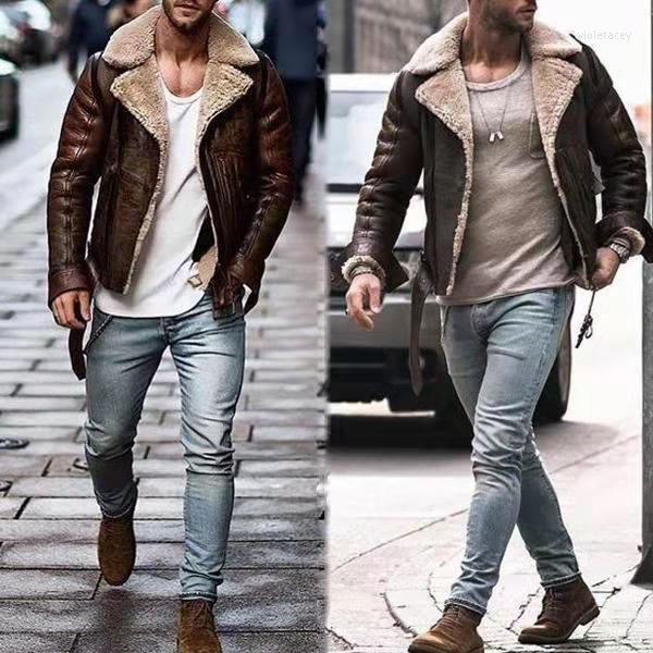 Men' Wool & Blends 2022 Fashion Explosion Style Faux Fur Jacket European Thicken Zipper One Contrast Color Men Winter Coat Viol22, Black
Men' Wool & Blends 2022 Fashion Explosion Style Faux Fur Jacket European Thicken Zipper One Contrast Color Men Winter Coat Viol22, Black