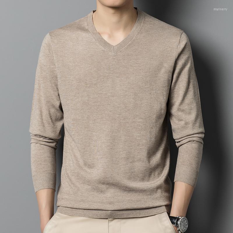 Men's Sweaters Men's Clothing V-neck Sweater Thin Spring And Autumn Slim-Fit Solid Color Young Middle-Aged Bottoming TopMen's Mari22, Black
Men's Sweaters Men's Clothing V-neck Sweater Thin Spring And Autumn Slim-Fit Solid Color Young Middle-Aged Bottoming TopMen's Mari22, Black