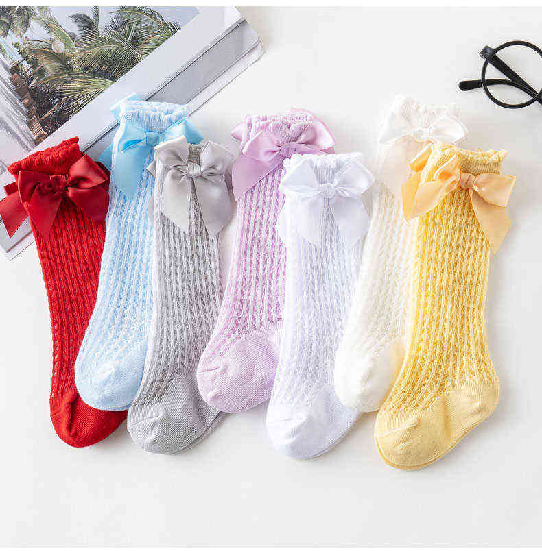 Newborn Baby Girls Mesh Socks Breathable Infant Stockings with Bowknot Non-slip Children Cotton Medium Tube L220716, Pink
Newborn Baby Girls Mesh Socks Breathable Infant Stockings with Bowknot Non-slip Children Cotton Medium Tube L220716, Pink