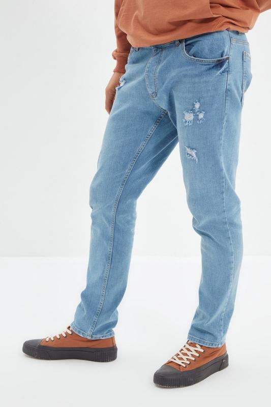 Trendyol Male Slim Fit Destroylu Jeans TMNAW22JE0049 220328