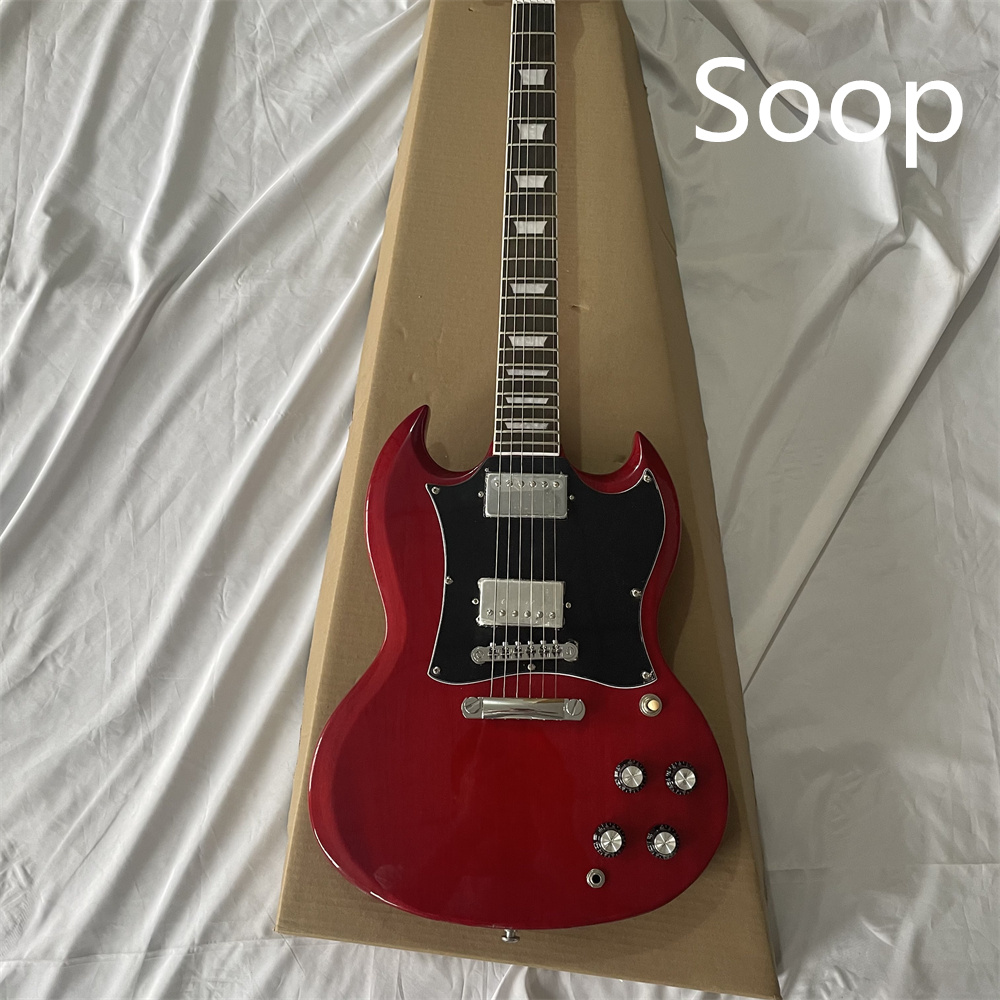 In stock SG electric guitar deep wine red body rose wood fingerboard manufacturer promotion guitarra guitars
In stock SG electric guitar deep wine red body rose wood fingerboard manufacturer promotion guitarra guitars