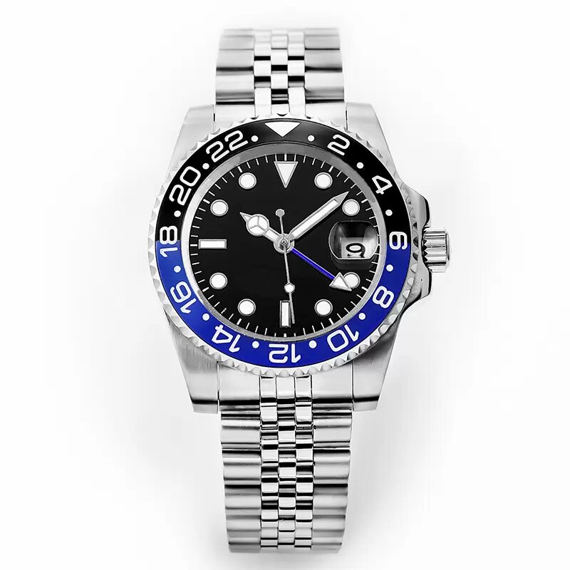 Silver Stainless Steel Men's Mechanical Watch 8215 High Quality Movement Sapphire Waterproof Travel Time Self-winding Super Luminous Fashion Watch
Silver Stainless Steel Men's Mechanical Watch 8215 High Quality Movement Sapphire Waterproof Travel Time Self-winding Super Luminous Fashion Watch