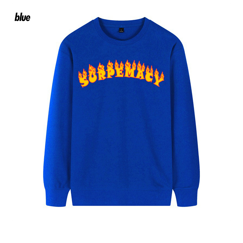 Surpemacy men T-shirt women top American fashion flame couple wild long sleeved sweatshirt round neck Letters on fire print thrash Gothic, 11
Surpemacy men T-shirt women top American fashion flame couple wild long sleeved sweatshirt round neck Letters on fire print thrash Gothic, 11
