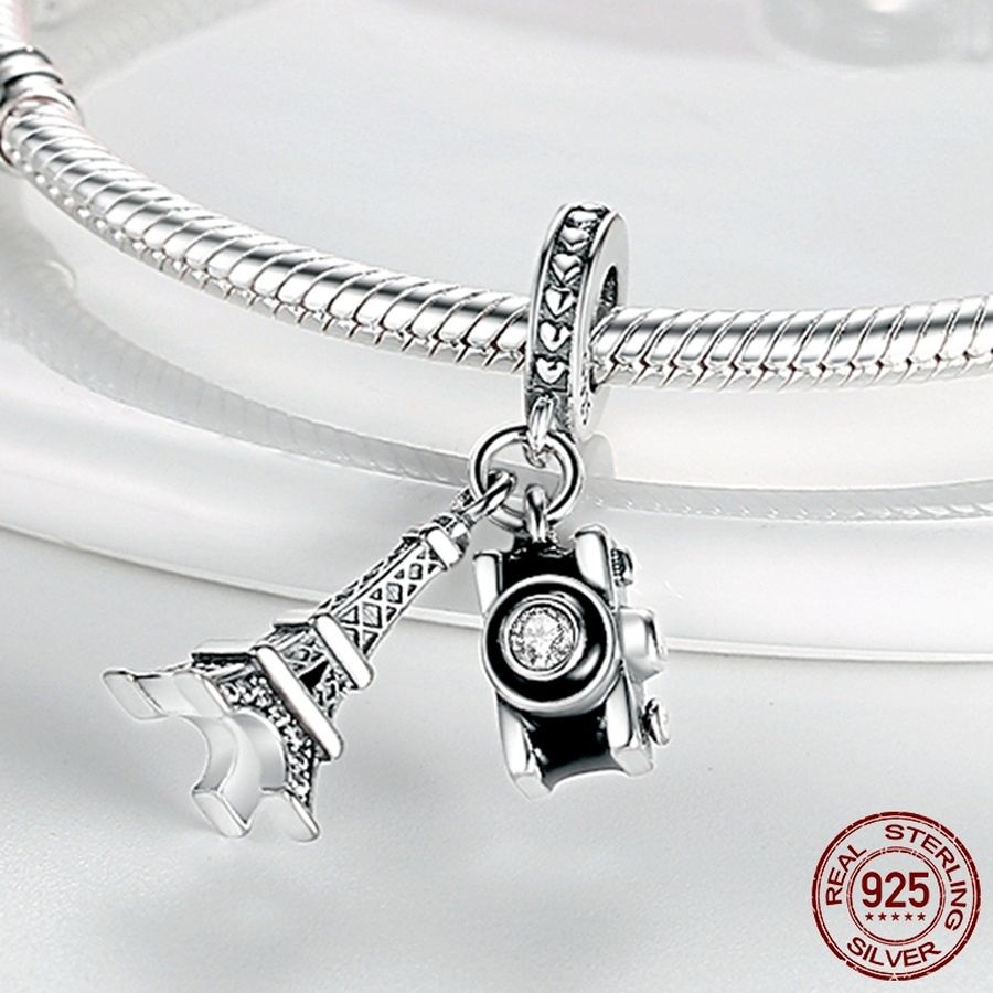 925 Sterling Silver Dangle Charm 2022 New Design plata charms of original Bead Fit Charms Bracelet DIY Jewelry Accessories
