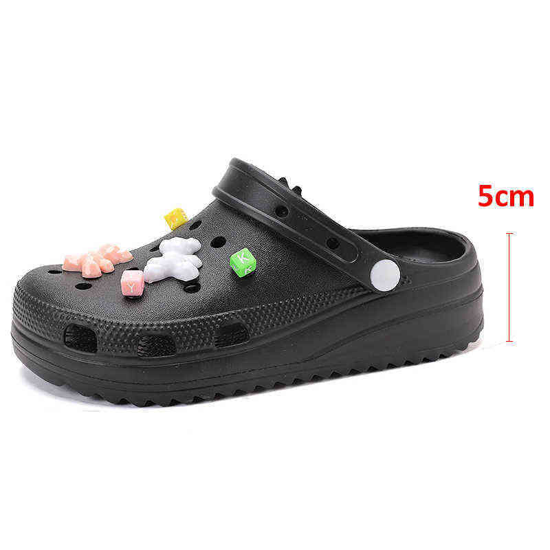 sandals Summer Women Slippers 5Cm Platform Sandals Sweet Charms Clogs Outdoor Chunky Shoe Street Beach Indoor Slides Flip Flops 220623, Black 
sandals Summer Women Slippers 5Cm Platform Sandals Sweet Charms Clogs Outdoor Chunky Shoe Street Beach Indoor Slides Flip Flops 220623, Black