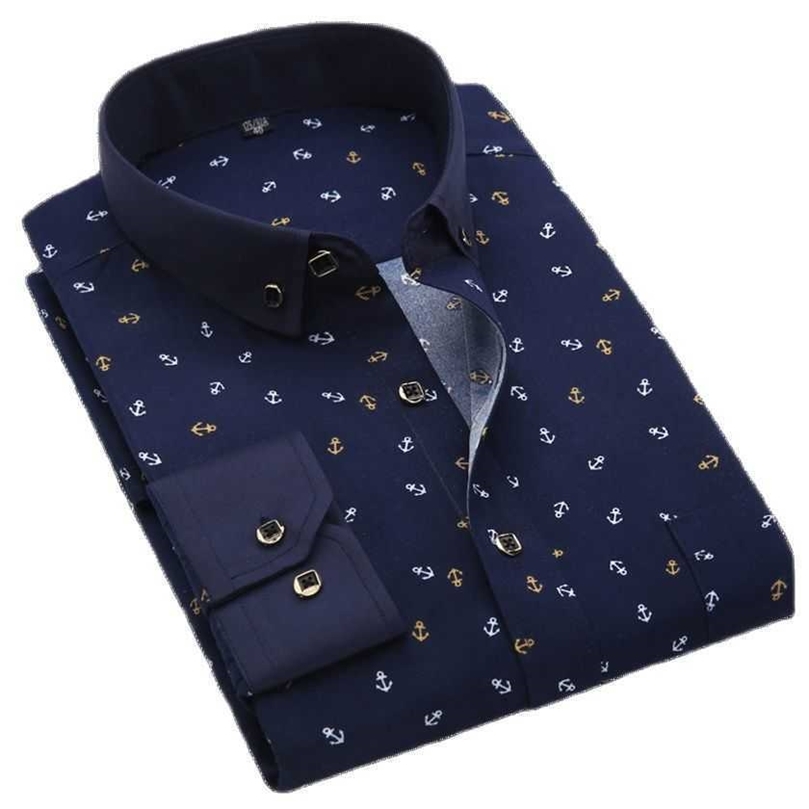 Men Shirt Long Sleeve Floral Printed Plaid Fashion Pocket Casual Shirts 100% Polyester Soft Comfortable Men Dress Shirt 210701, Cy122
Men Shirt Long Sleeve Floral Printed Plaid Fashion Pocket Casual Shirts 100% Polyester Soft Comfortable Men Dress Shirt 210701, Cy122