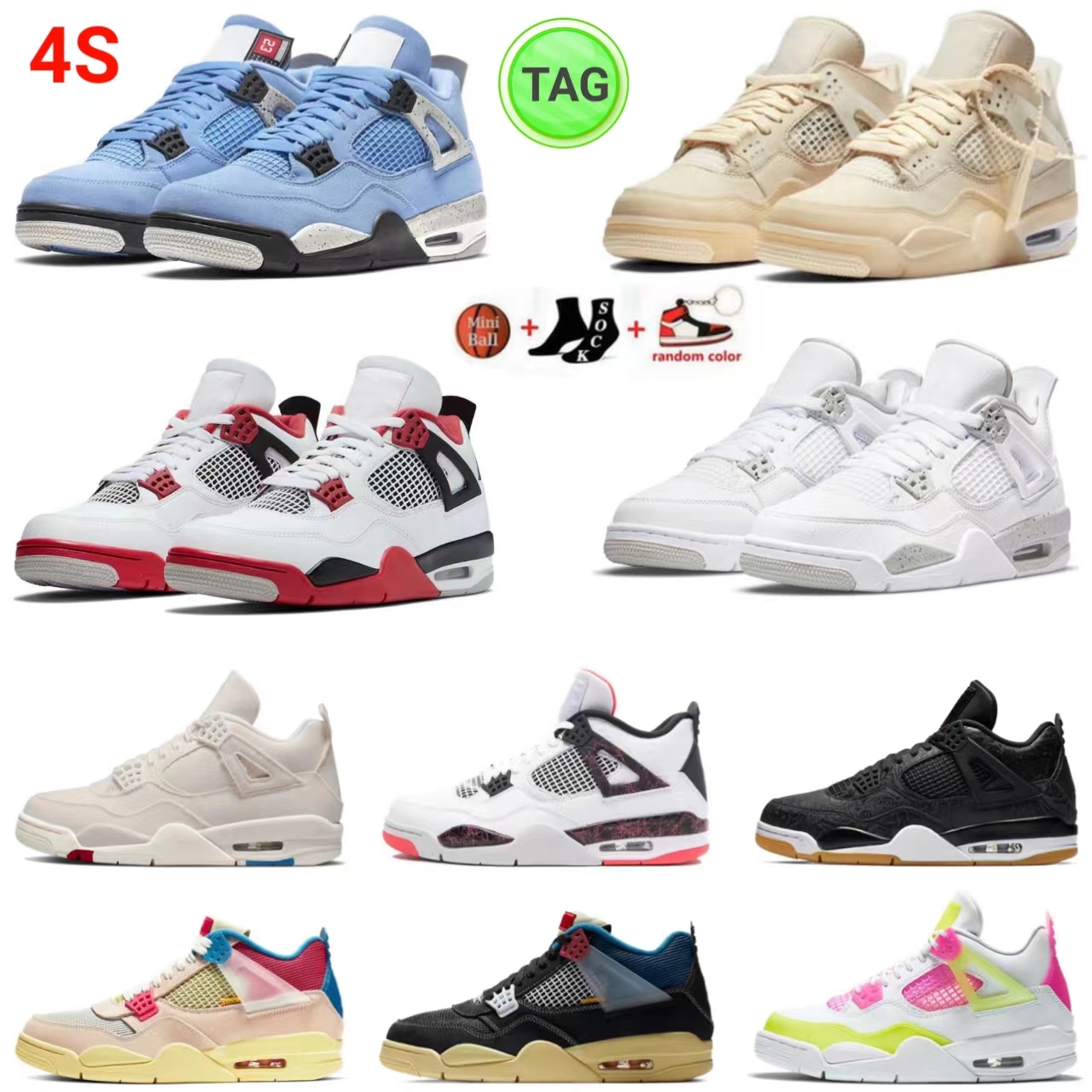 4 4s Mens Basketball Shoes Sneakers Bred Patent Rebellionaire University Blue Hyper Royal Heritage Georgetown Obsidian UNC Carbon Fiber Men Women Sports Trainers, More styles
4 4s Mens Basketball Shoes Sneakers Bred Patent Rebellionaire University Blue Hyper Royal Heritage Georgetown Obsidian UNC Carbon Fiber Men Women Sports Trainers, More styles