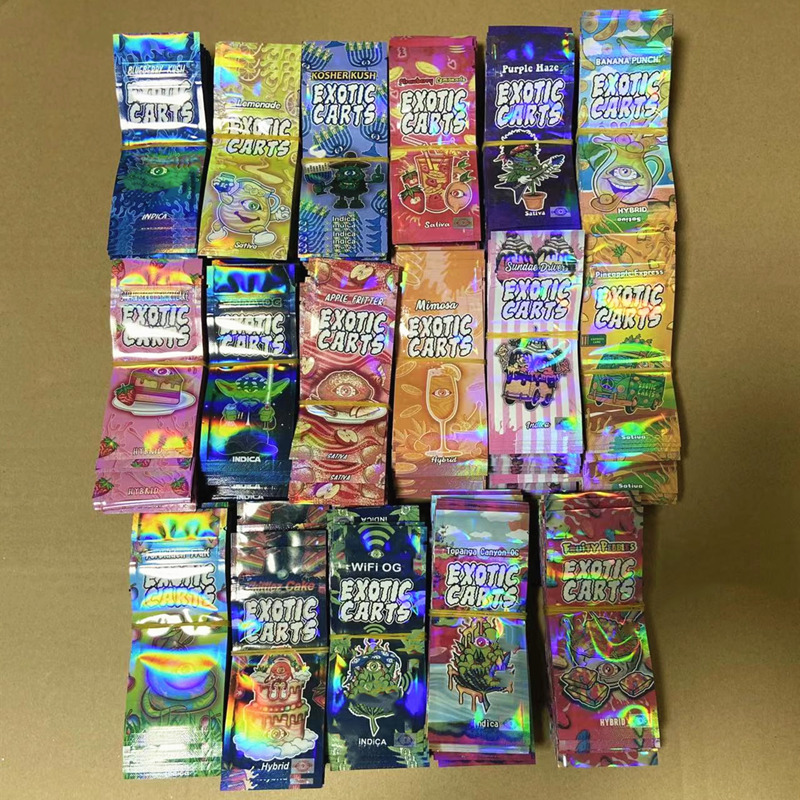 exotic carts packaging bags E-cigarette Atomizer Package pack Fruit flavor Medibles Infused Candy Edibles Packing Mylar Smell Proof Wholesale bag
exotic carts packaging bags E-cigarette Atomizer Package pack Fruit flavor Medibles Infused Candy Edibles Packing Mylar Smell Proof Wholesale bag