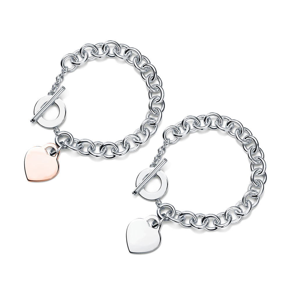 Ladies Bracelet 925 Sterling Silver Jewelry Heart-shaped Pin Clasp Bracelet Classic Fashion Girlfriend Gift Party Jewelry
Ladies Bracelet 925 Sterling Silver Jewelry Heart-shaped Pin Clasp Bracelet Classic Fashion Girlfriend Gift Party Jewelry