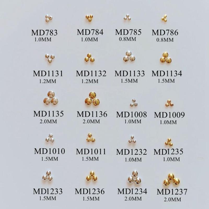 Nail Art Decorations Approx. 100pcs/bag Metal Stud Round Mini 3D Charms MD783-1237Nail
Nail Art Decorations Approx. 100pcs/bag Metal Stud Round Mini 3D Charms MD783-1237Nail