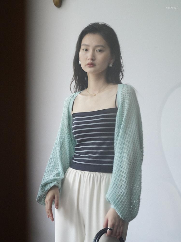 Women's Knits & Tees Knitted Cardigan Jacket Thin Section Women's Summer Style With A Suspender Skirt And An Air-conditioned Shirt Long, Green
Women's Knits & Tees Knitted Cardigan Jacket Thin Section Women's Summer Style With A Suspender Skirt And An Air-conditioned Shirt Long, Green