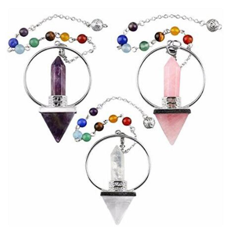 Pendant Necklaces Natural Healing Crystal Quartz Hexagon Lapis Lazuli Amethysts Pendulum Dowsing Stone Divination Hypnosis JewelryPendant
Pendant Necklaces Natural Healing Crystal Quartz Hexagon Lapis Lazuli Amethysts Pendulum Dowsing Stone Divination Hypnosis JewelryPendant