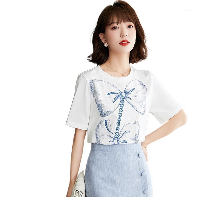 Women' T-Shirt TFETTERS Woman Tshirts White 2022 Summer Short Sleeve Round Neck Women Korean Printed Fashion Loose Tops
Women' T-Shirt TFETTERS Woman Tshirts White 2022 Summer Short Sleeve Round Neck Women Korean Printed Fashion Loose Tops