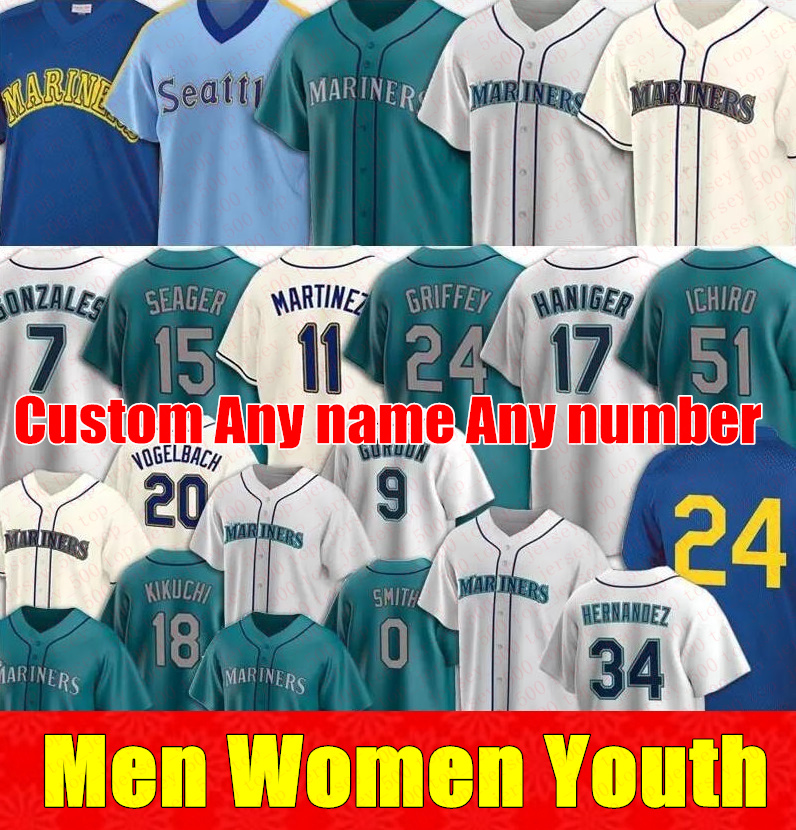 New Men Women kids KEN GRIFFEY JR. baseball Jerseys SUZUKI LCHIRO FELIX HERNANDEZX SEATTLE EDGER MARTINEZ MITCH MARINERS HANIGER KYLE SEAGER MARCO GONZALES jersey
New Men Women kids KEN GRIFFEY JR. baseball Jerseys SUZUKI LCHIRO FELIX HERNANDEZX SEATTLE EDGER MARTINEZ MITCH MARINERS HANIGER KYLE SEAGER MARCO GONZALES jersey