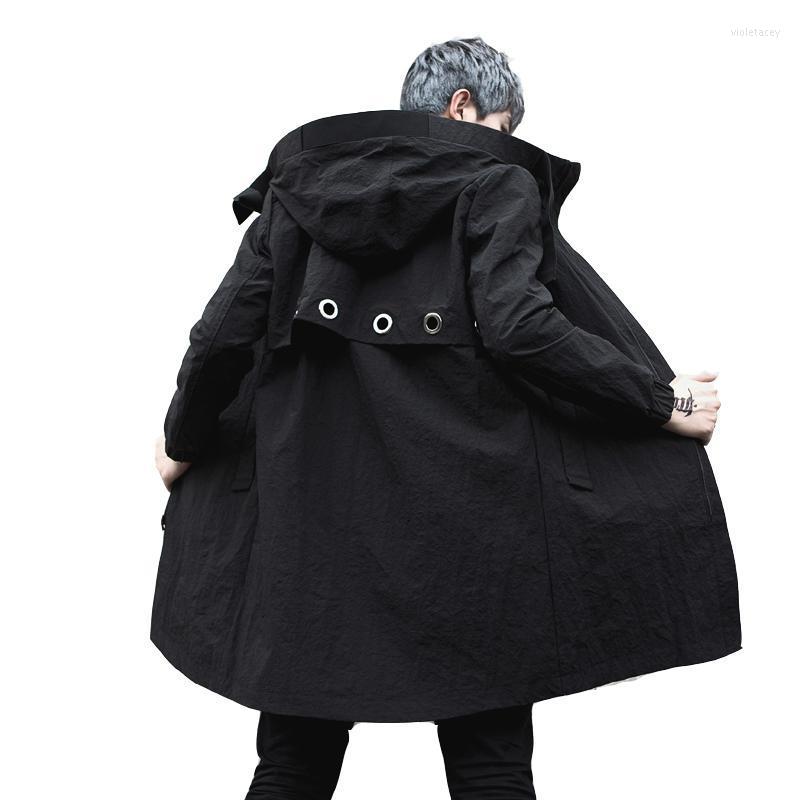 Men's Trench Coats Autumn Winter Men Long Coat Hooded Jacket Nightclub Singer Stage Costume Mens Casual Cloak Hip Hop Punk Overcoat Viol22, Army green
Men's Trench Coats Autumn Winter Men Long Coat Hooded Jacket Nightclub Singer Stage Costume Mens Casual Cloak Hip Hop Punk Overcoat Viol22, Army green