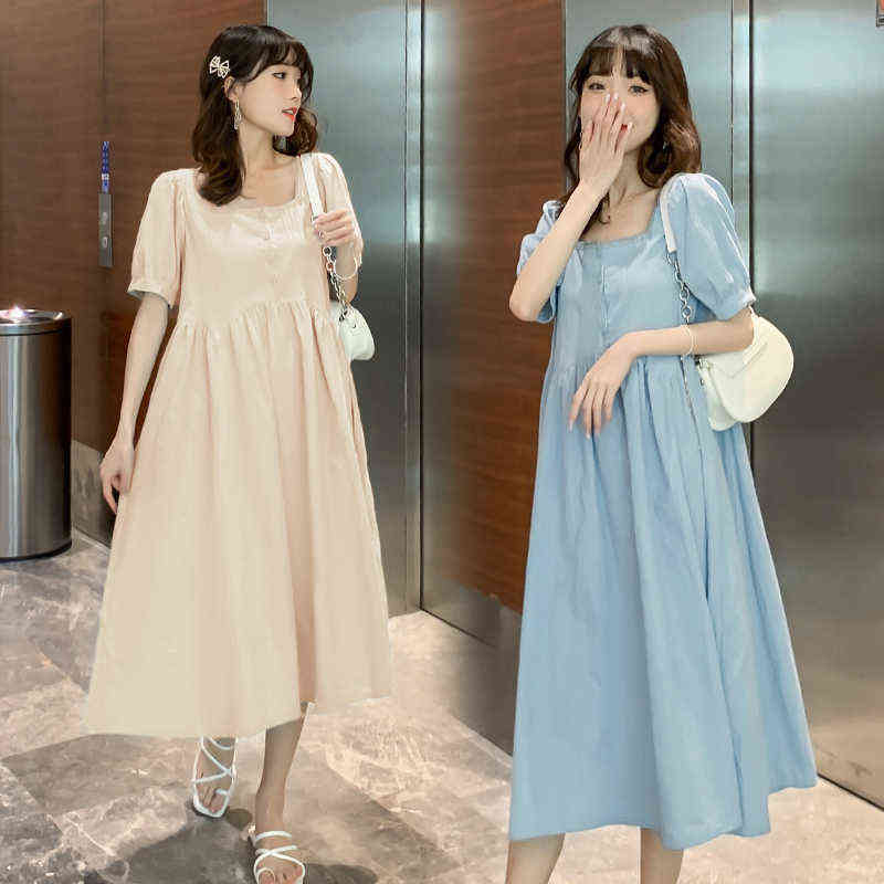 1939# 2022 Summer Cotton Maternity Long Dress Casual Large Size Loose Clothes for Pregnant Women Vintage Pregnancy Clothing G220418, Beige
1939# 2022 Summer Cotton Maternity Long Dress Casual Large Size Loose Clothes for Pregnant Women Vintage Pregnancy Clothing G220418, Beige