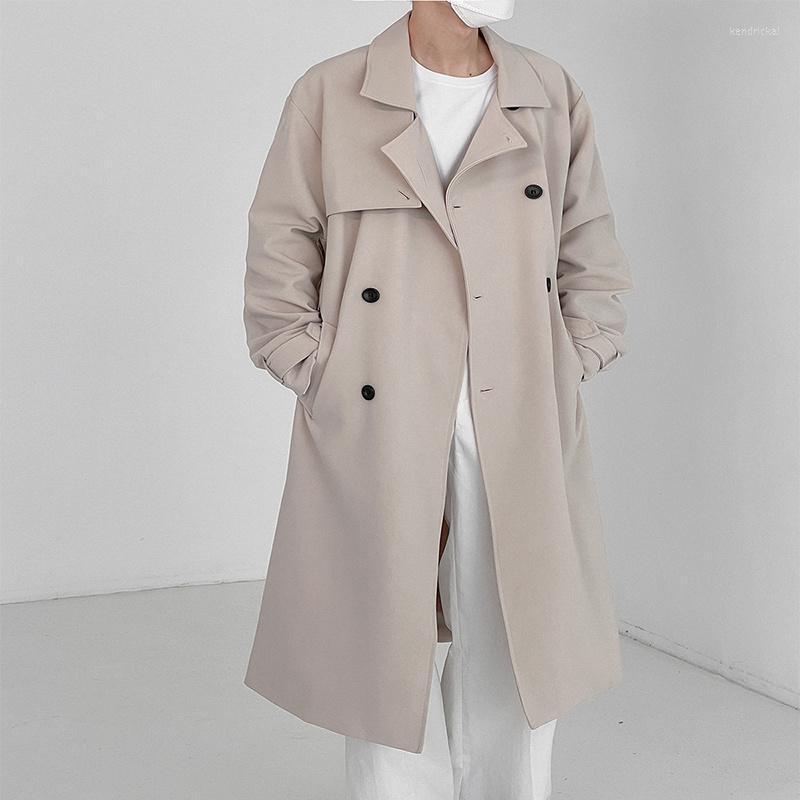 Men's Trench Coats Korean Style Suit Collar Double Breasted Men Autumn Casual Mid-Length Coat Men's Fashion Loose Long Sleeve Male TopsM, Black
Men's Trench Coats Korean Style Suit Collar Double Breasted Men Autumn Casual Mid-Length Coat Men's Fashion Loose Long Sleeve Male TopsM, Black