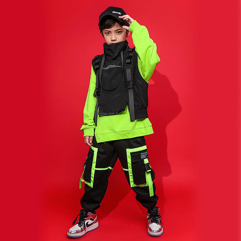Clothing Sets Children 3 Suits Vest T-shirt Cargo Pant Kids High Street Hip Hop Boys Girls Stage Dance Costumes Tracksuit Tees TrousersCloth
Clothing Sets Children 3 Suits Vest T-shirt Cargo Pant Kids High Street Hip Hop Boys Girls Stage Dance Costumes Tracksuit Tees TrousersCloth
