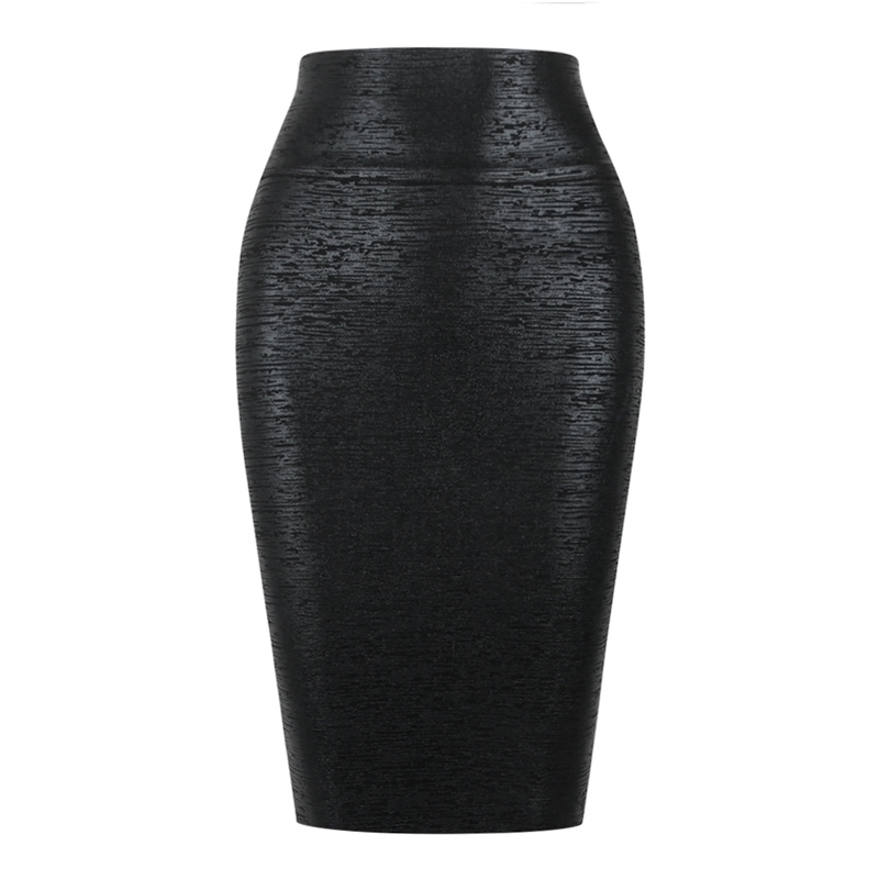 Bandage Skirts Fashion Sexy Arrival Summer Skirts Black Bodycon Party Celebrity Club Skirts 210306