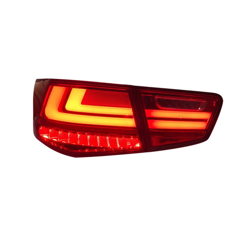 LED Tail Light For Kia Forte 2009-2013 Rear Fog LED Dynamic Turn Signal Lights Car Reverse Taillights Assembly