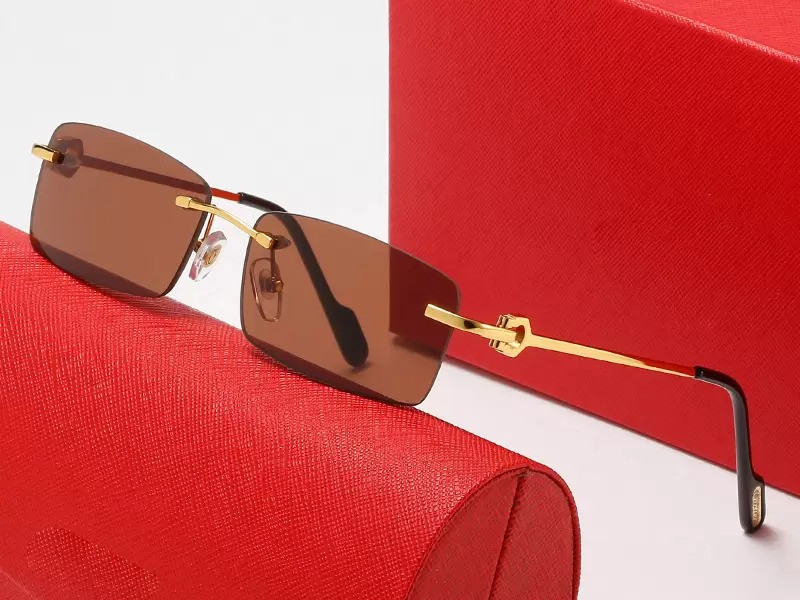 Sunglasses Designer Women frameless sunglasses yellow red blacke multicolor Lenses Polarizing Resin UV400 Alloy golden Graduation Season Gifts Frame sunglass
Sunglasses Designer Women frameless sunglasses yellow red blacke multicolor Lenses Polarizing Resin UV400 Alloy golden Graduation Season Gifts Frame sunglass