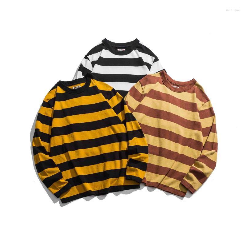 Men's T-Shirts Quality Long Sleeve Stripe T Shirt Men T-shirt O-neck Big Tee Vintage Basic Cotton ShirtMen's Mild22, White
Men's T-Shirts Quality Long Sleeve Stripe T Shirt Men T-shirt O-neck Big Tee Vintage Basic Cotton ShirtMen's Mild22, White