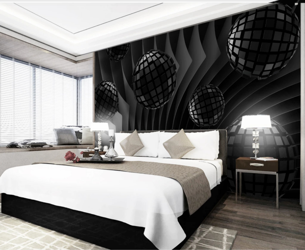 Custom wallpaper mural 3D photo wallpaper expand space modern minimalist TV background wall