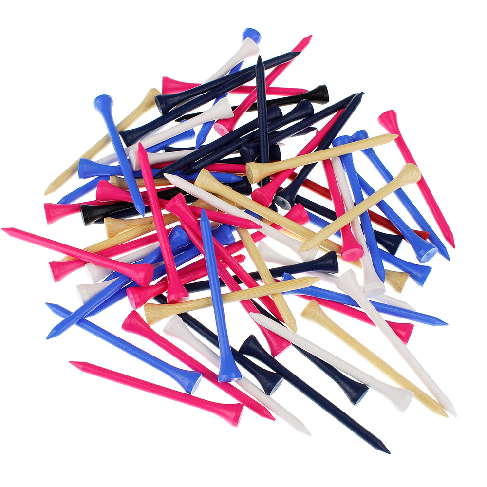 100 Pieces/Bag 83MM Wooden Golf Tees Multi Color Bamboo 3 1/4 Inch Long Wood Supplies Golf Ball Holder Golf Accessory 4 Sizes 70MM/54MM/42MM
100 Pieces/Bag 83MM Wooden Golf Tees Multi Color Bamboo 3 1/4 Inch Long Wood Supplies Golf Ball Holder Golf Accessory 4 Sizes 70MM/54MM/42MM