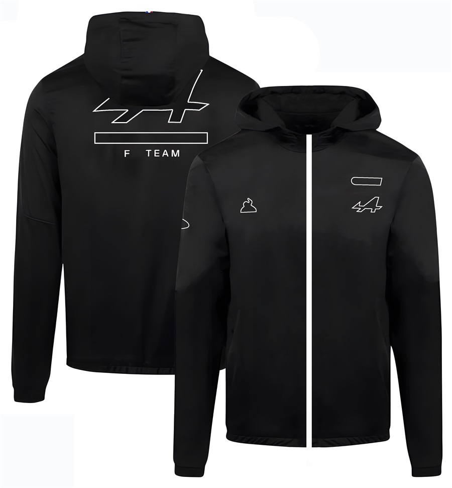 2022-2023 F1 Hoodie Formula 1 Racing Hooded Sweatshirt Jacket New Season Team Zip up hoodie Windbreaker Men's Fashion Tops free shipping