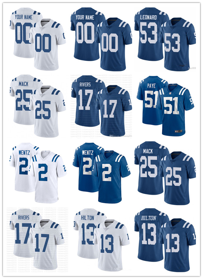 custom 2 Matt Ryan 18 Peyton Manning 13 T.Y. Hilton 53 Darius Leonar 28 Jonathan Taylor 56 Quenton Nelson 11 Michael Pittman Jr. 15 Parris Campbell Football Jerseys, Colour
custom 2 Matt Ryan 18 Peyton Manning 13 T.Y. Hilton 53 Darius Leonar 28 Jonathan Taylor 56 Quenton Nelson 11 Michael Pittman Jr. 15 Parris Campbell Football Jerseys, Colour
