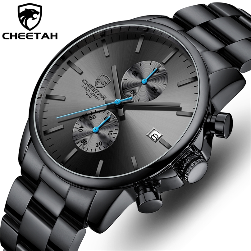 Watches for Men Warterproof Sports Mens Watch CHEETAH Top Luxury Clock Male Business Quartz Wristwatch Masculino 220614