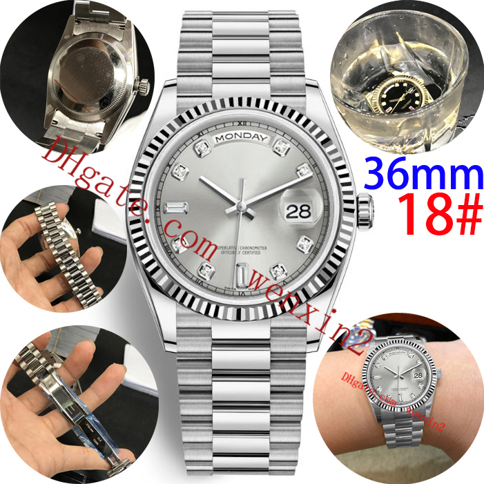 Womens luxury Watch Waterproo iced Watch 36mm Mechanical automatic Stainless President Fashion Noble ruby Mens Watches Classic long diamond Wristwatches
Womens luxury Watch Waterproo iced Watch 36mm Mechanical automatic Stainless President Fashion Noble ruby Mens Watches Classic long diamond Wristwatches