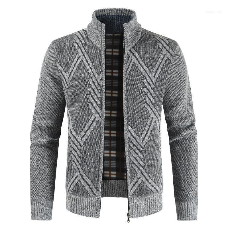 Men's Sweaters Stand Collar Knit Jacket Geometric Pattern Fashion Slim Trend Korean Cardigan Plus Velvet Warm Sweater 2022, Dark gray
Men's Sweaters Stand Collar Knit Jacket Geometric Pattern Fashion Slim Trend Korean Cardigan Plus Velvet Warm Sweater 2022, Dark gray