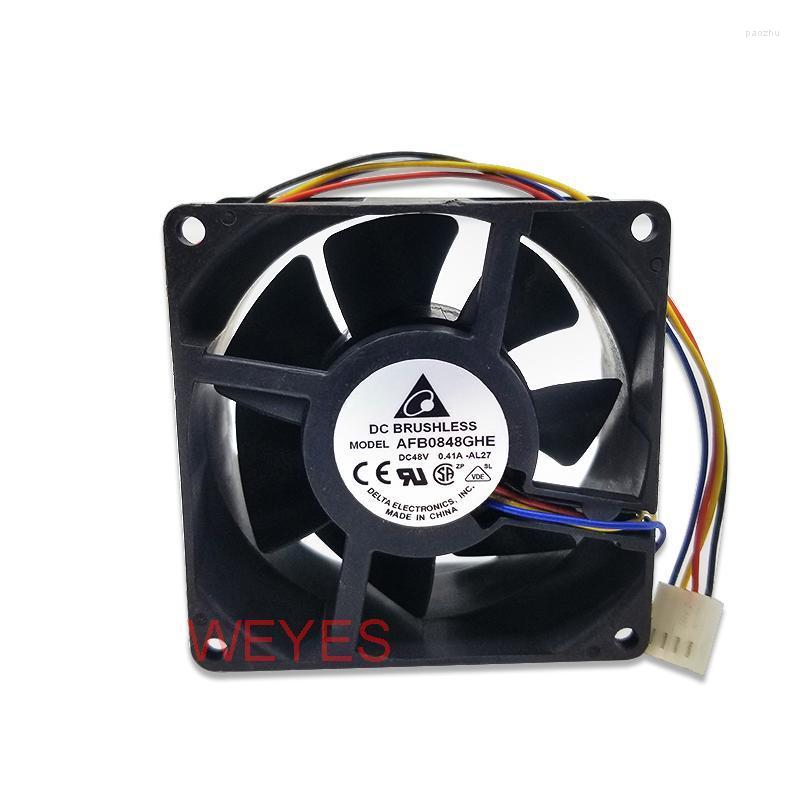 Fans & Coolings For Delta AFB0848GHE 48V 0.41A 8038 8CM Four-wire PWM Cooling FanFans
Fans & Coolings For Delta AFB0848GHE 48V 0.41A 8038 8CM Four-wire PWM Cooling FanFans