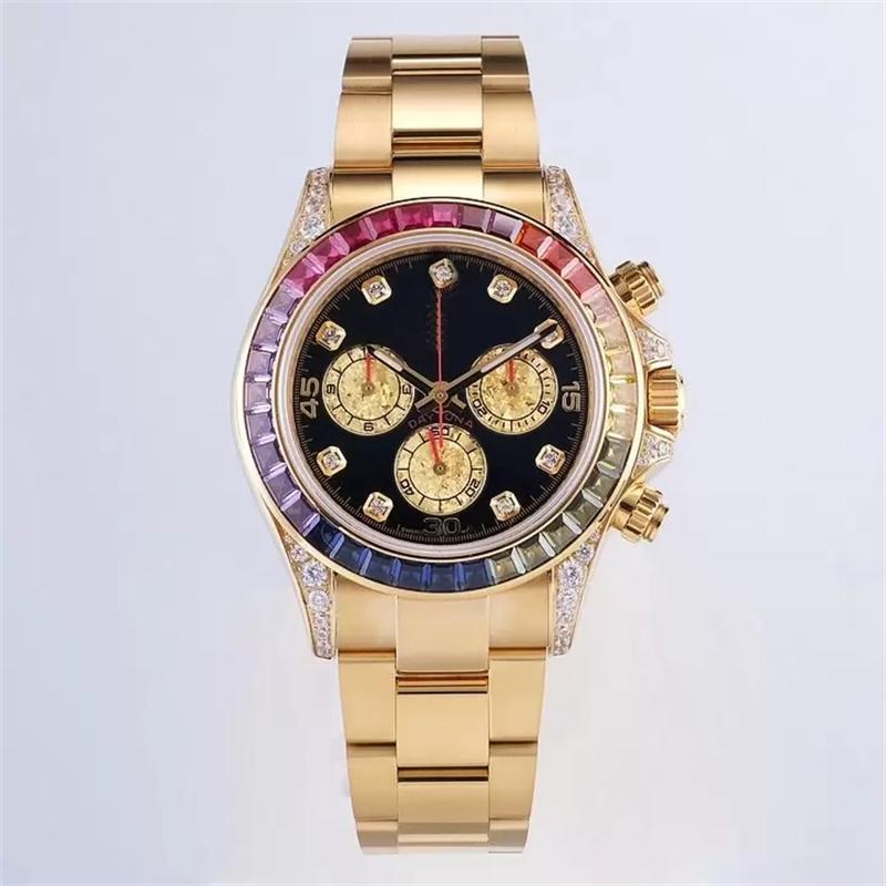 Men's sports mechanical watch, hand inset diamond process, waterproof luminous, 40mm diameter, rainbow diamond, fashion star style choice Gift G185
Men's sports mechanical watch, hand inset diamond process, waterproof luminous, 40mm diameter, rainbow diamond, fashion star style choice Gift G185