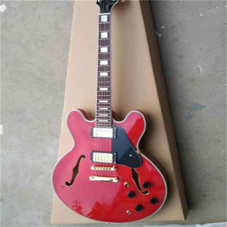 ES Style Thin Semi-hollow Body 335 Block Jazz Electric Guitar With Diamond Logo Inaly guitars guitarra2254
ES Style Thin Semi-hollow Body 335 Block Jazz Electric Guitar With Diamond Logo Inaly guitars guitarra2254