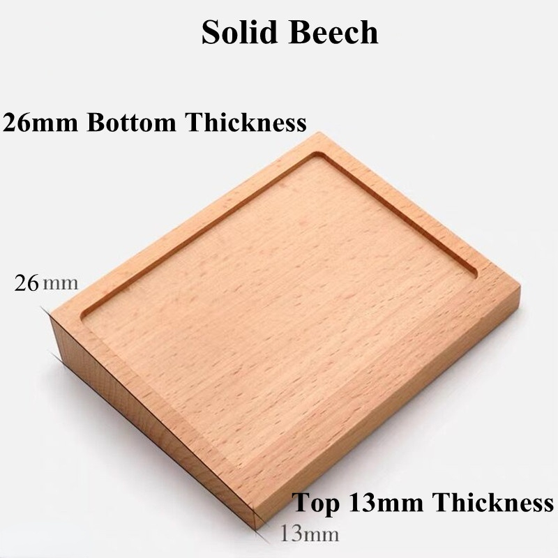 90X54MM Table Acrylic Sign Holder Ad Photo Picture Frame Wood Menu stand