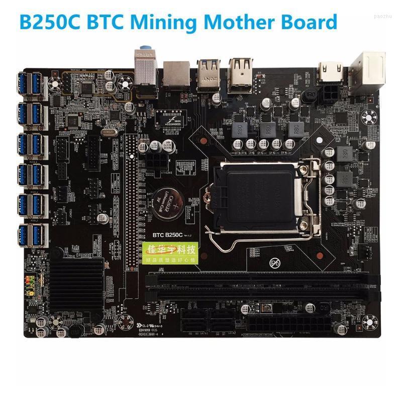 Motherboards Mining Motherboard B250C BTC 12P PCIe 1x To USB3.0 Graphics Card Supports LGA 1151 Gen6/7 CPU DDR4 -compatible Fit For MinerMot
Motherboards Mining Motherboard B250C BTC 12P PCIe 1x To USB3.0 Graphics Card Supports LGA 1151 Gen6/7 CPU DDR4 -compatible Fit For MinerMot