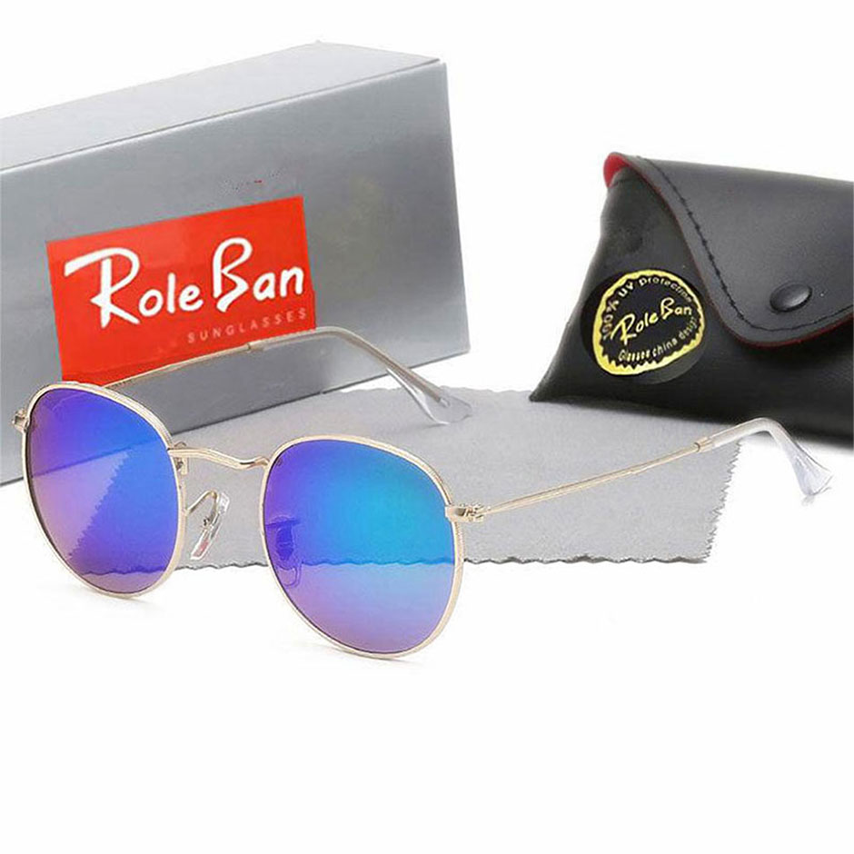 Top Quality Glass Lens eyeglass Role Ban Men Classic Brand Retro women Mirror Sunglasses Pilot Luxury Designer Eyewear Round Sun Glasses UV Protection spectacles
Top Quality Glass Lens eyeglass Role Ban Men Classic Brand Retro women Mirror Sunglasses Pilot Luxury Designer Eyewear Round Sun Glasses UV Protection spectacles