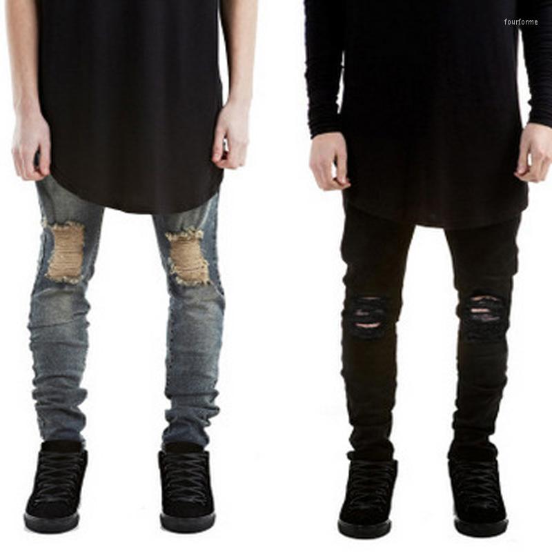 Wholesale-est Fashion Ripped Jeans Men Brand Runway Destroyed Denim Skinny Biker Hip Hop Washed Black
Wholesale-est Fashion Ripped Jeans Men Brand Runway Destroyed Denim Skinny Biker Hip Hop Washed Black
