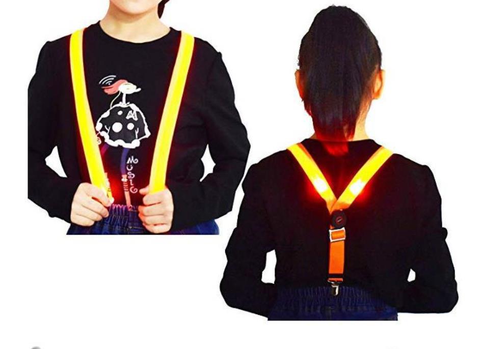 Led Light Up Suspenders Adjustable Party Glowing Y Shape Pants Straps with Stong Event Supplies Night Club Props for Adults Kids5158067