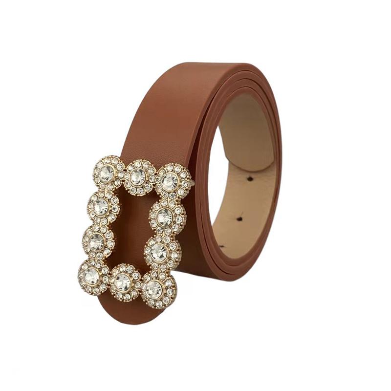 Belts AZ-95 Women Belt Luxury Diamond-encrusted Buckle Female Waistband Lovely Ladies Dress Strap All Match Girls Jean, White
Belts AZ-95 Women Belt Luxury Diamond-encrusted Buckle Female Waistband Lovely Ladies Dress Strap All Match Girls Jean, White