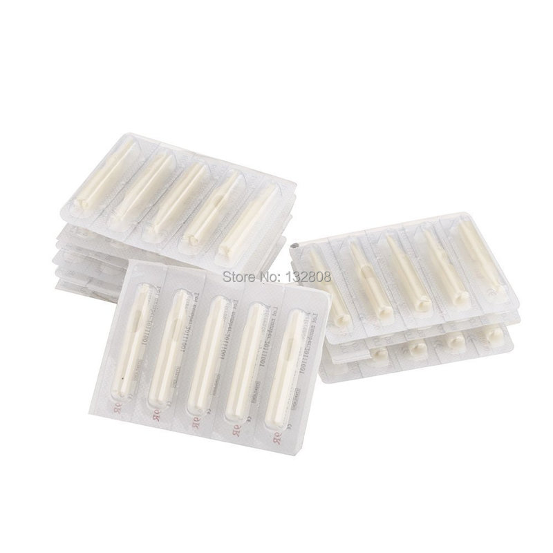 50 Pcs 3RL 5RL 7RL 9RL 11RL Size Tattoo Needles + 50pcs 3/5/7/9/11RT White Disposable Tips Kit Free 220316