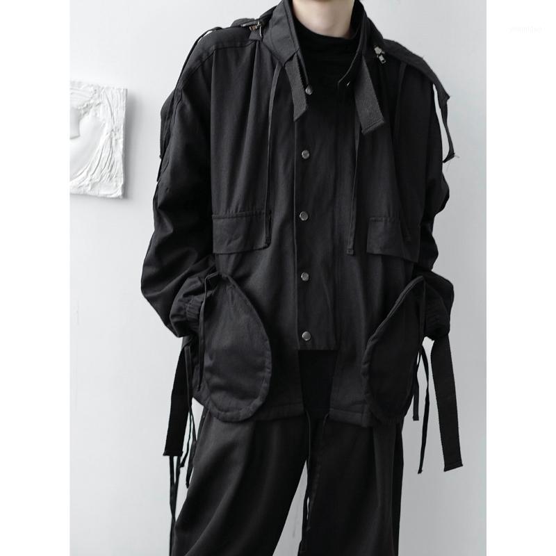 Men' Jackets Harajuku Ribbons Design Men And Coats Loose Streetwear Casual Outwear Hip Hop Hooded Windbreaker Overcoat, Black
Men' Jackets Harajuku Ribbons Design Men And Coats Loose Streetwear Casual Outwear Hip Hop Hooded Windbreaker Overcoat, Black