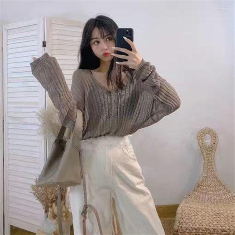 Women' Knits & Tees Women Summer Sun-proof Loose Breathable Outdoor V-neck Leisure Simple See Through Female Basic Solid CardiganWomen' Ti, Coffee
Women' Knits & Tees Women Summer Sun-proof Loose Breathable Outdoor V-neck Leisure Simple See Through Female Basic Solid CardiganWomen' Ti, Coffee